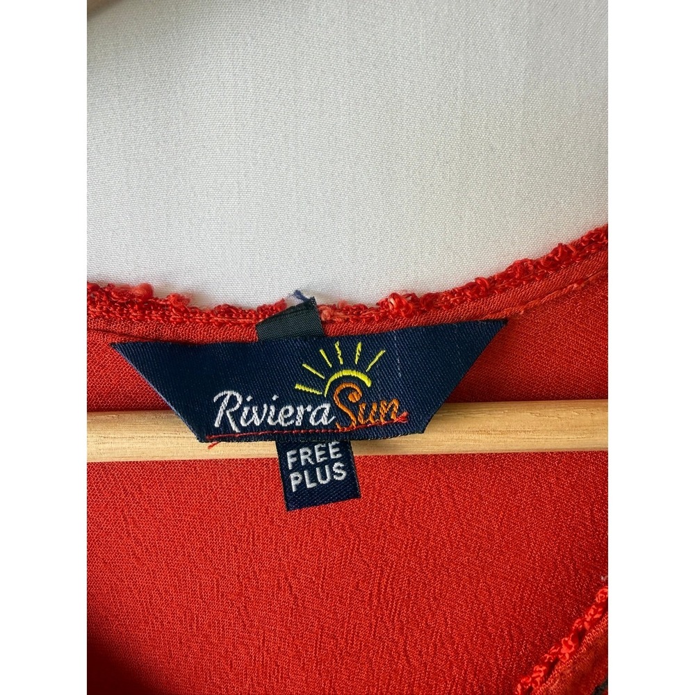 Riviera‎ Sun Red/Purple  Free Plus Cover Up Dress- Size Free Plus - Picture 6 of 7